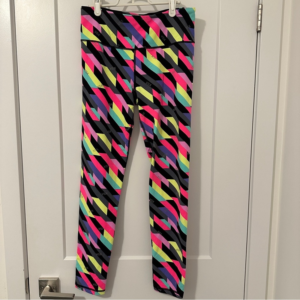 VSX Victoria’s Secret Sport Knockout Multi- Colour Geometric Print Leggings